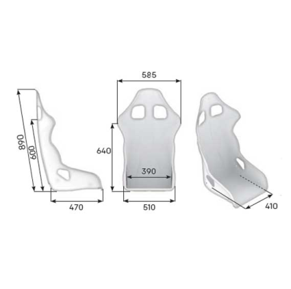 OMP TRS / TRS XL Steel Framed Seats